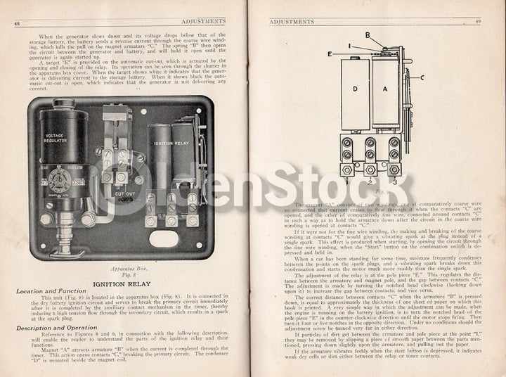 Cadillac Motor Car Company Detroit Michigan Antique Cadillac Car Operator Manual 1914