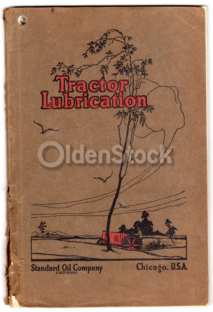 Standard Oil Company Tractor Lubrication Indiana Antique Advertising Manual 1924