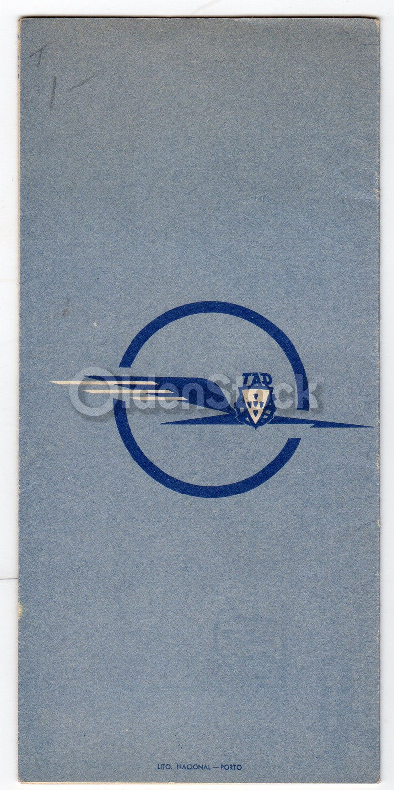 TAP Air Portugal Lisbon to Madrid Flights Vintage Advertising Brochure Map