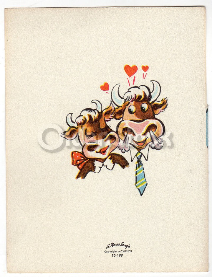 Big Liar Humor Full of BS Vintage Graphic Art Birthday Greeting Card