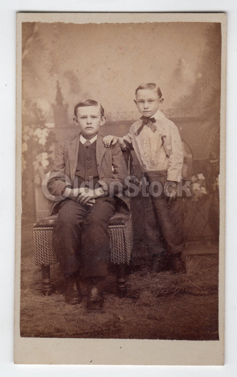 Elisha Smedley & Sons Marion New York IDed Antique CDV Photos