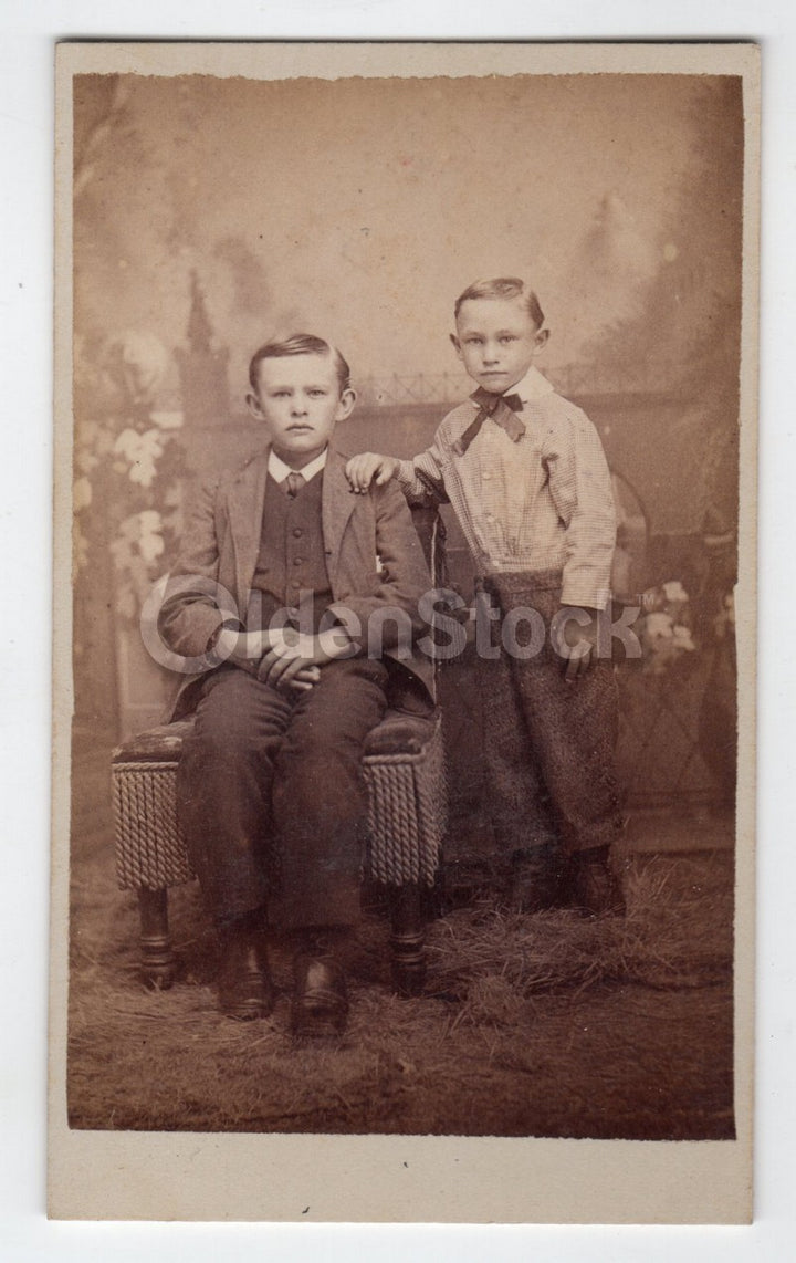 Elisha Smedley & Sons Marion New York IDed Antique CDV Photos