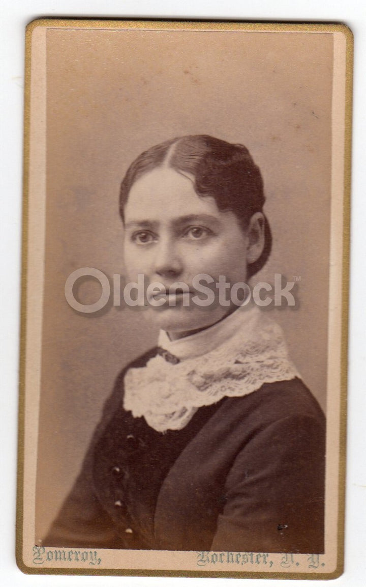 Mr & Mrs A. B. Short Rochester New York Antique Victorian CDV Photos