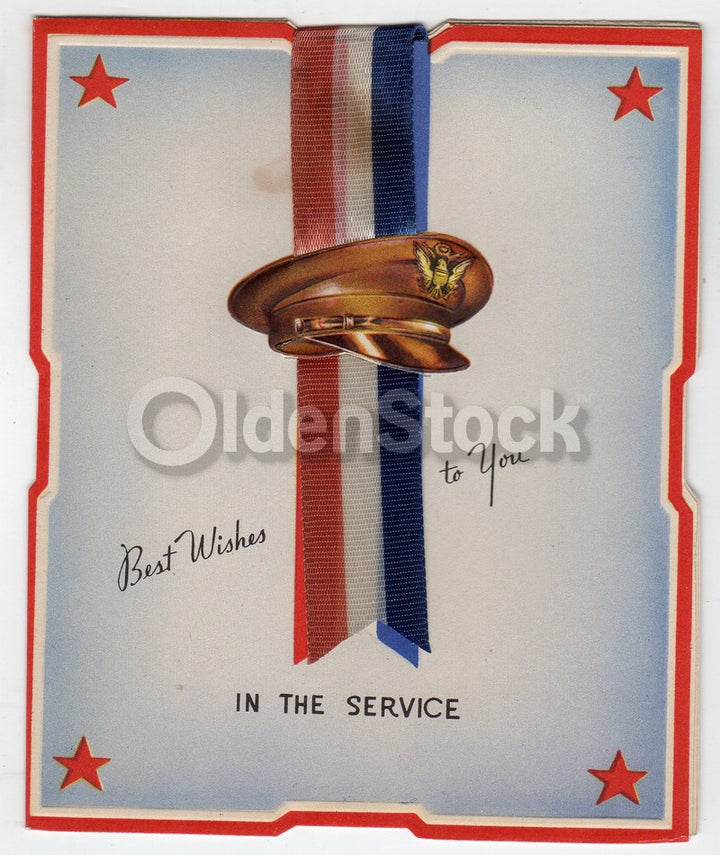 US Army Pledge of Allegiance Soldier Appreciation Vintage Graphic Art WWII Patri