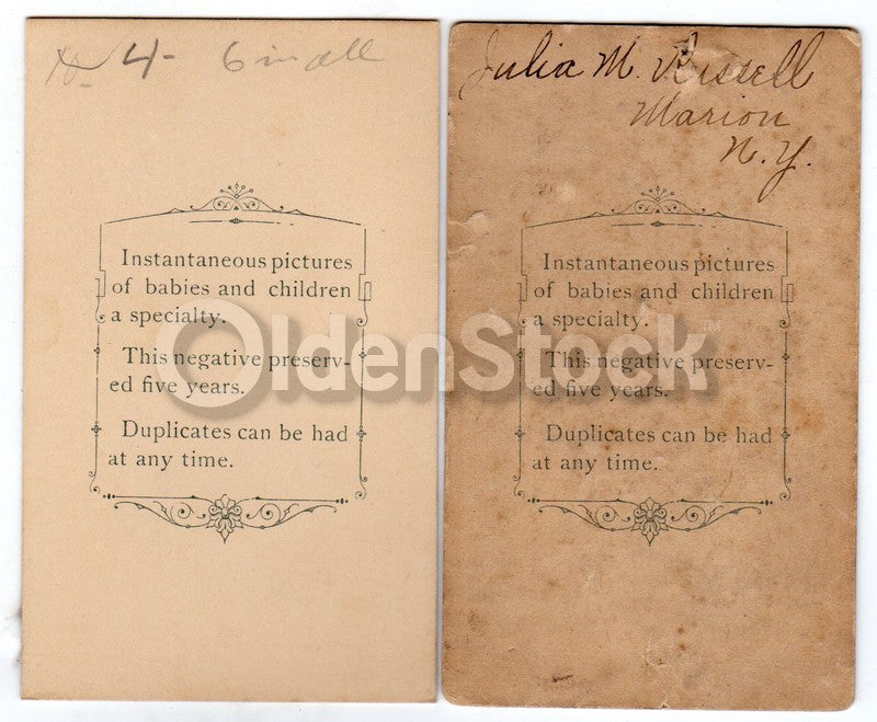 Cute Little Girl Rochester New York Antique CDV Photos Original & Later Duplicat