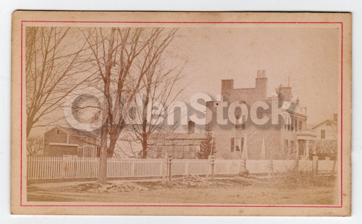 Ally Hall Eddy Homestead Geneva New York Antique Victorian CDV Photos