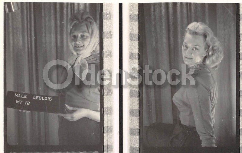 Lovely Blonde Fashion Model Posing Fun Vintage 1960s Photoshoot 8x10 Photo