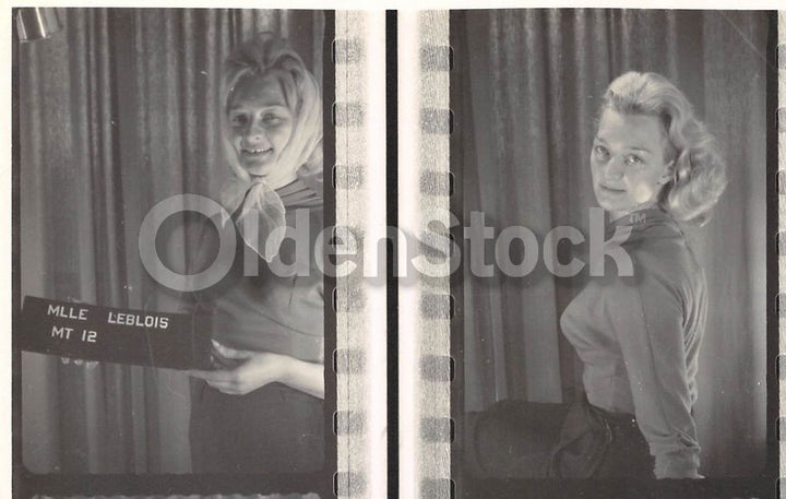 Lovely Blonde Fashion Model Posing Fun Vintage 1960s Photoshoot 8x10 Photo