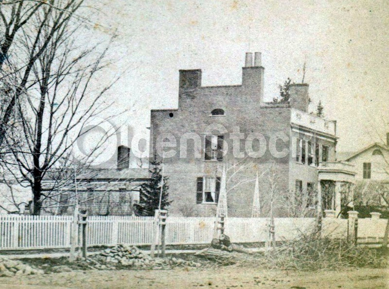 Ally Hall Eddy Homestead Geneva New York Antique Victorian CDV Photos