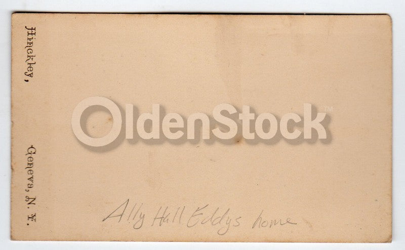 Ally Hall Eddy Homestead Geneva New York Antique Victorian CDV Photos