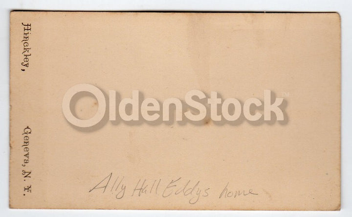 Ally Hall Eddy Homestead Geneva New York Antique Victorian CDV Photos