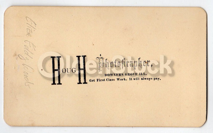 Ally Hall Eddy Homestead Geneva New York Antique Victorian CDV Photos