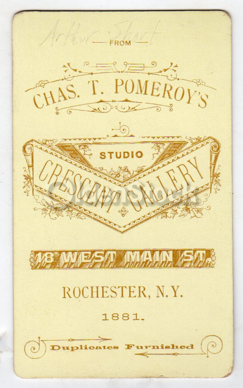 Arthur & Hawley Short Rochester New York Cute Kids Antique CDV Photos