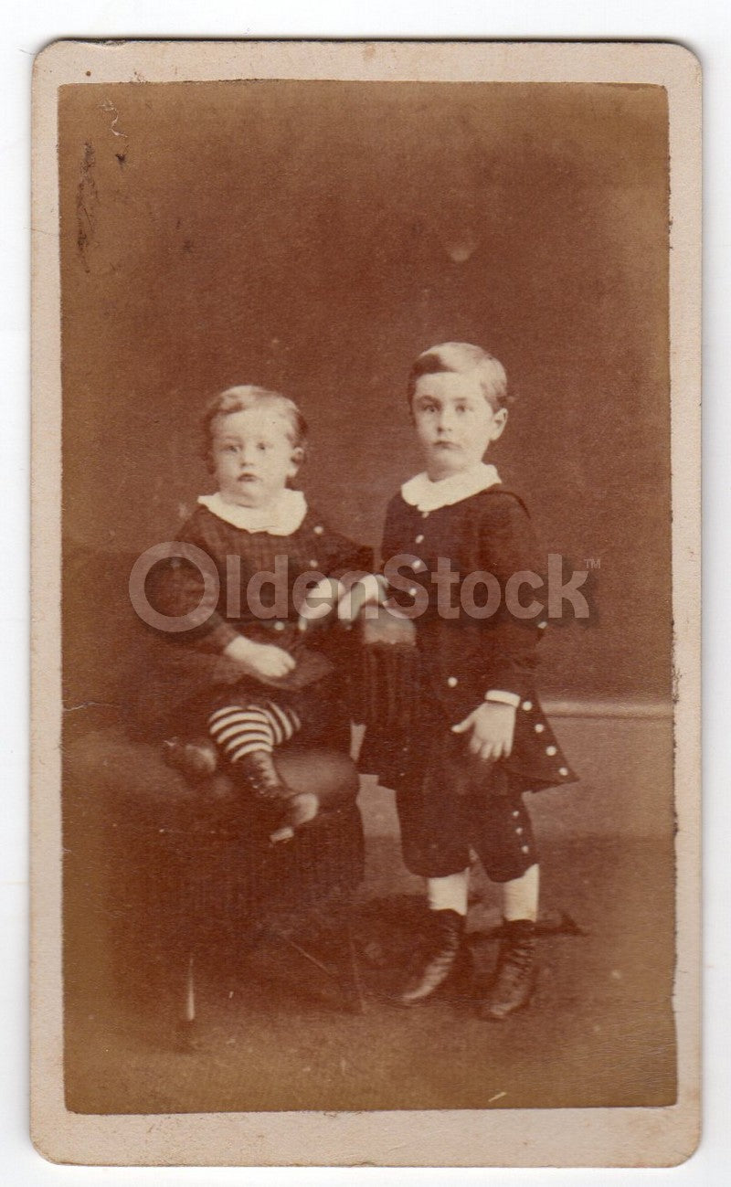 Arthur & Hawley Short Rochester New York Cute Kids Antique CDV Photos