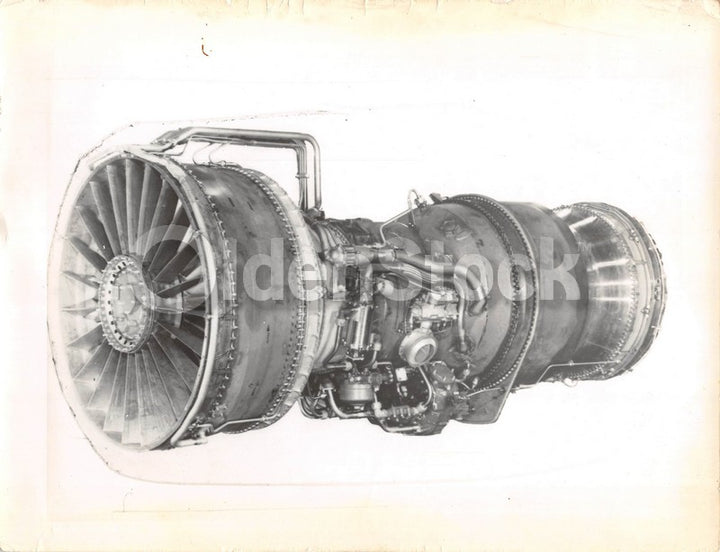 Early Aviation Airplane Jet Engine Vintage Industrial Americana Art Photo
