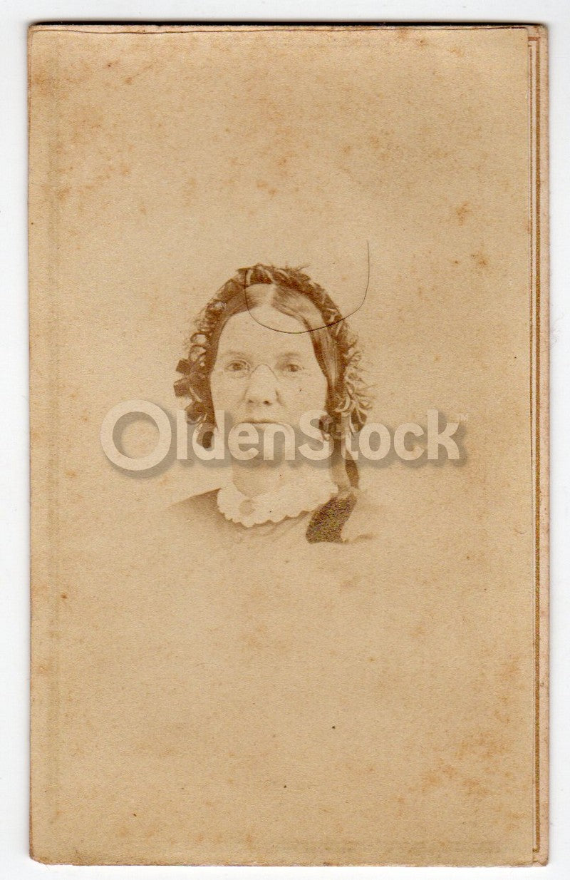 Anna Huggins Marion New York Victorian Woman Antique CDV Photographs