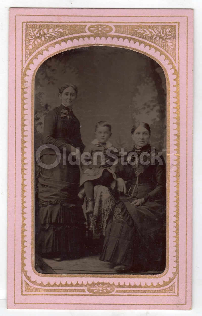 Arthur B. Knapp Cute Little Boy Toledo Iowa Antique Tintype & CDV Photos lot