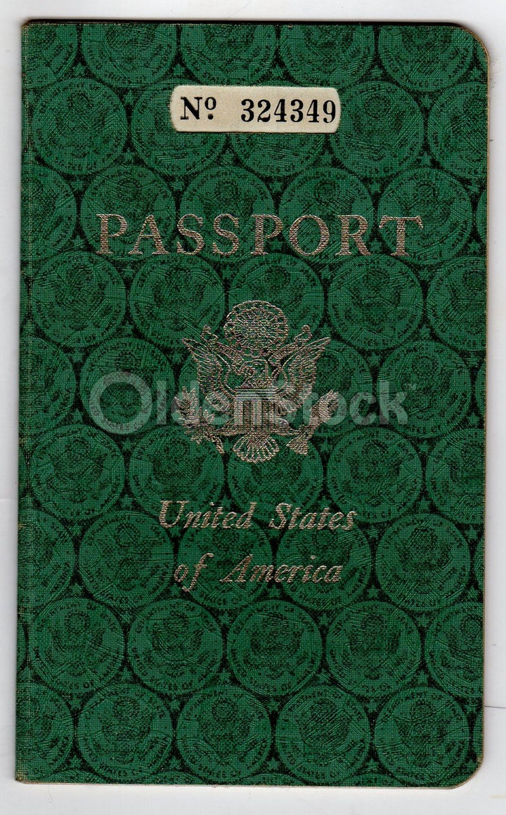 Cancelled US Passport Stamps to London Bruxelles Swiss Netherlands & more