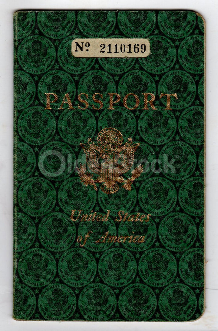Cancelled US Passport Stamps to France London Zurich Bromma & more