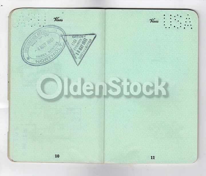 Cancelled US Passport Stamps to France Northolt Napoli Italy & more