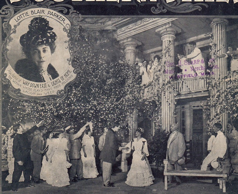 Under Southern Skies Lottie Blair Parker Antique Southern Sheet Music 1902