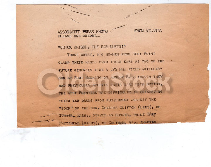 General Chester Clinton Kennedy Assassination Aide Antique News Press Photo 1935