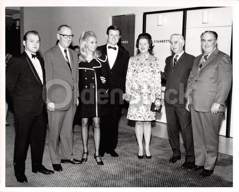 Senator Ted Kennedy and Wife Vintage 1960s Political News Press Photos