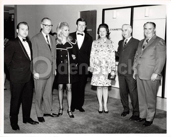 Senator Ted Kennedy and Wife Vintage 1960s Political News Press Photos