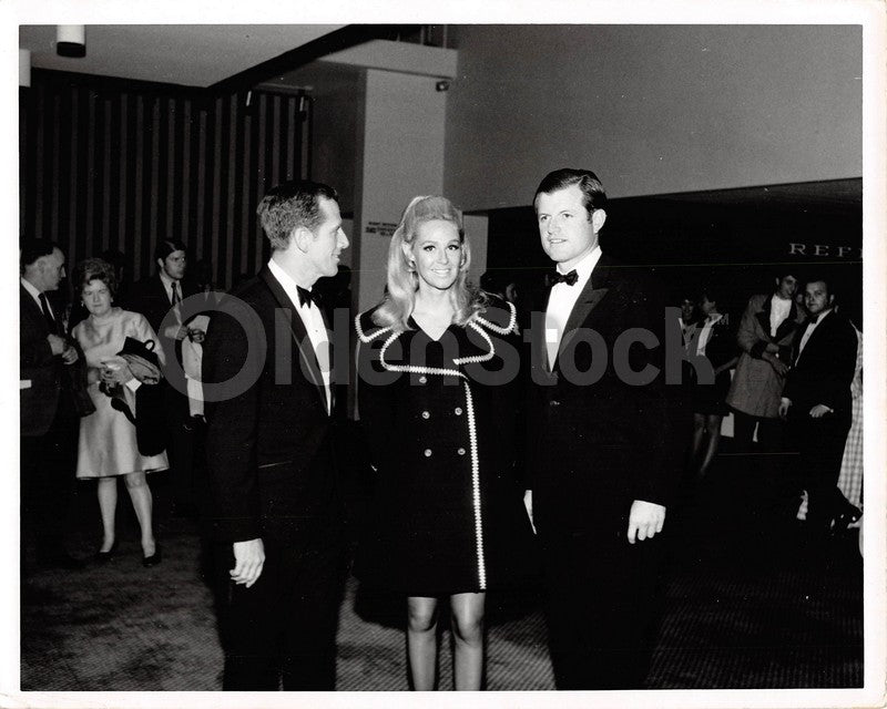 Senator Ted Kennedy and Wife Vintage 1960s Political News Press Photos