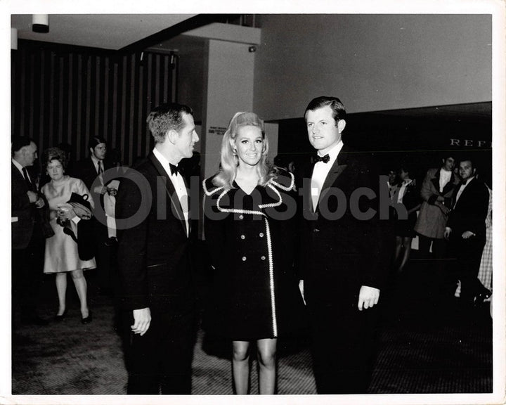 Senator Ted Kennedy and Wife Vintage 1960s Political News Press Photos