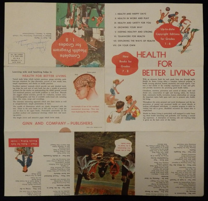 Bicycle Safety Rules Vintage Graphic Illustrated School Educational Poster