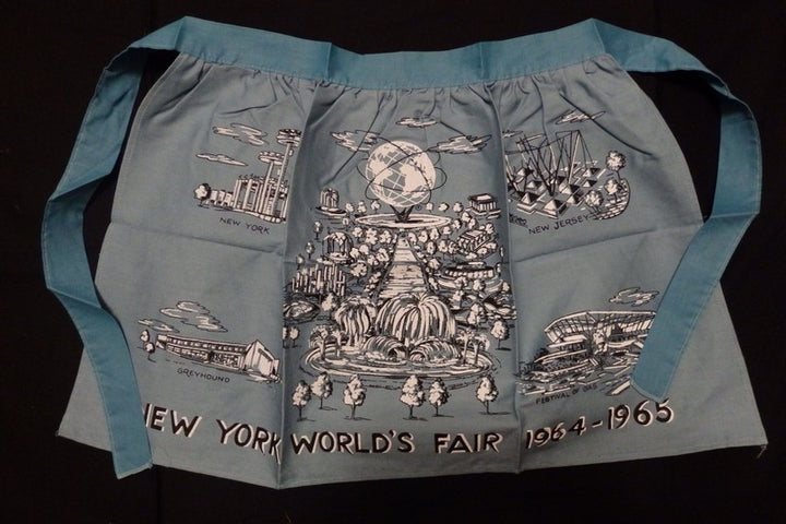 New York World's Fair 1964 Official Hostess Apron Souvenir Kitchen Apron US Steel