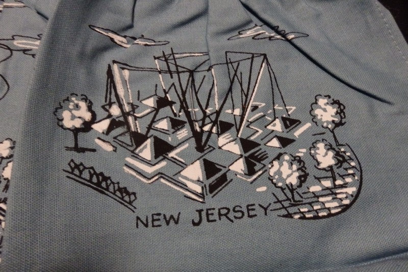 New York World's Fair 1964 Official Hostess Apron Souvenir Kitchen Apron US Steel