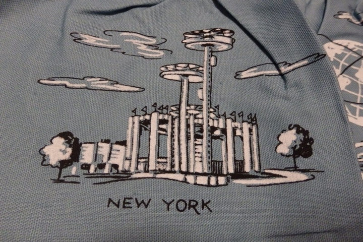 New York World's Fair 1964 Official Hostess Apron Souvenir Kitchen Apron US Steel