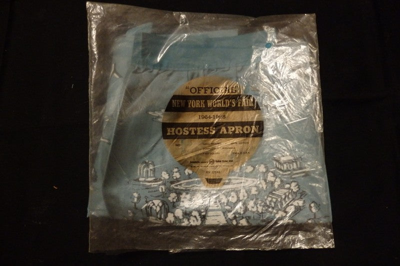 New York World's Fair 1964 Official Hostess Apron Souvenir Kitchen Apron US Steel