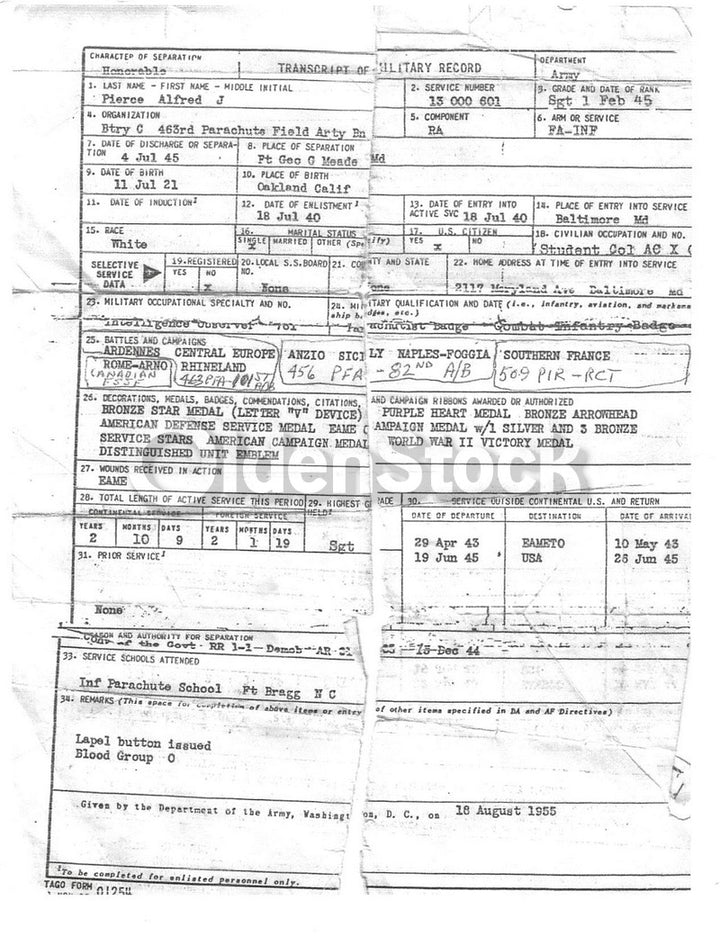 WWII Bronze Star Purple Heart War Hero Cancelled Cold War Passport Travel Docs