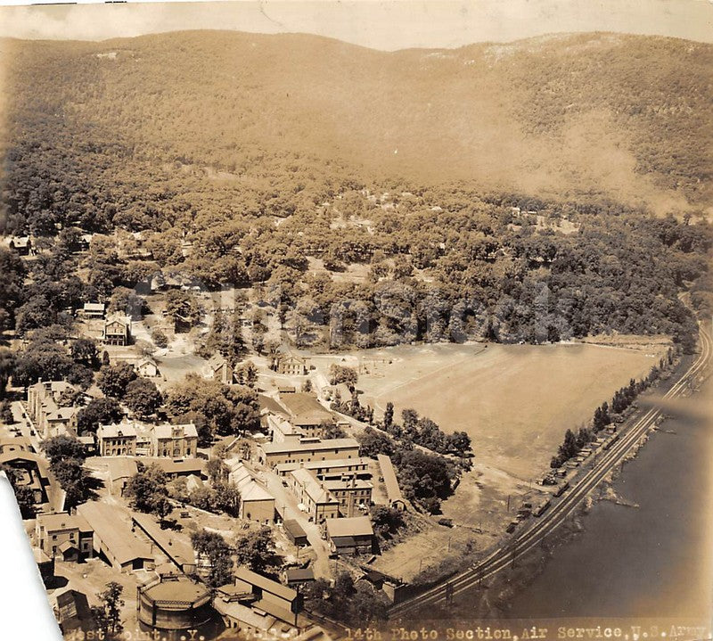 West Point Academy New York Antique WWI Era Aerial View Army Air Service Photos