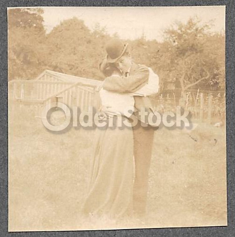 Lesbian Humor Photo Fun Antique Snapshots of Girl Lovers Crossdressing Play