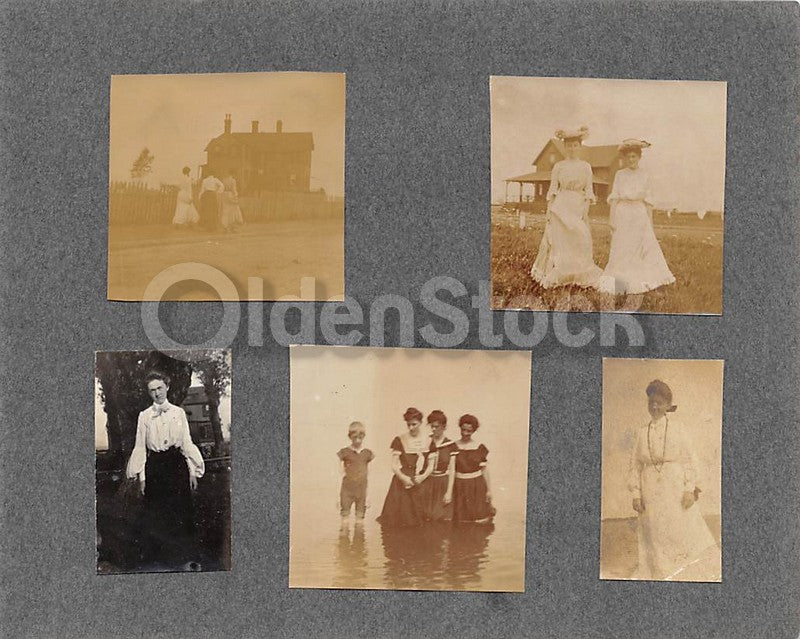Lesbian Humor Photo Fun Antique Snapshots of Girl Lovers Crossdressing Play