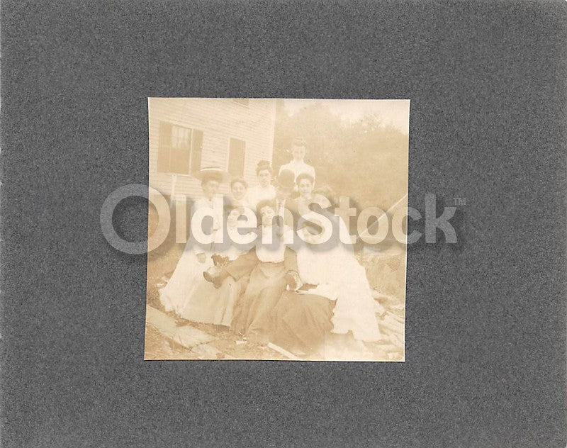 Lesbian Humor Photo Fun Antique Snapshots of Girl Lovers Crossdressing Play