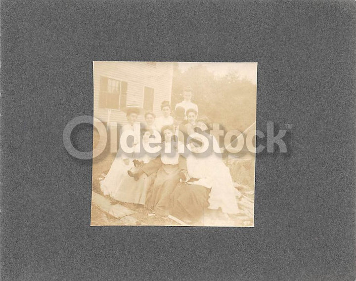 Lesbian Humor Photo Fun Antique Snapshots of Girl Lovers Crossdressing Play