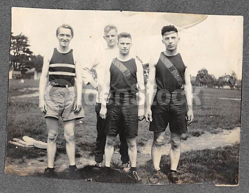 Northfield Vermont High School Baseball Track Team WWI Antique Snapshot Photos
