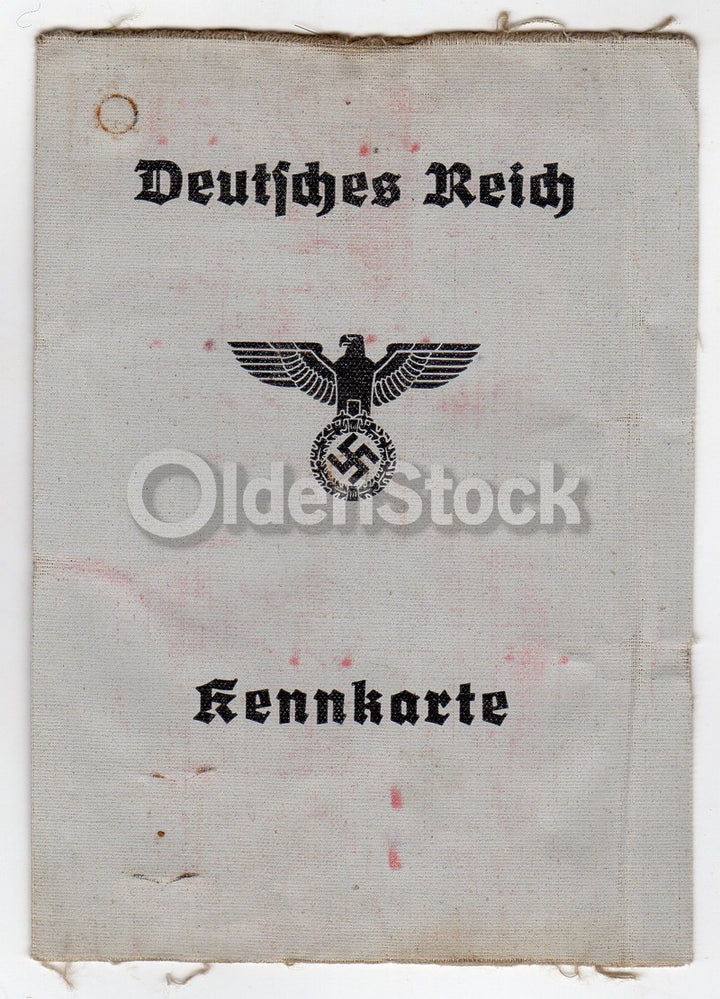 1945 late German Deutsches Reich Kennkarte Young Jewish Girl ID Document