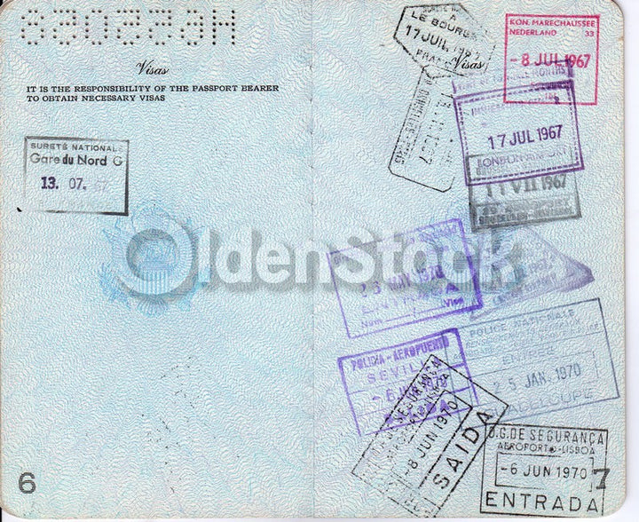 Cancelled US Passport Six Days War Travel Restrictions - Algeria Iraq Israel