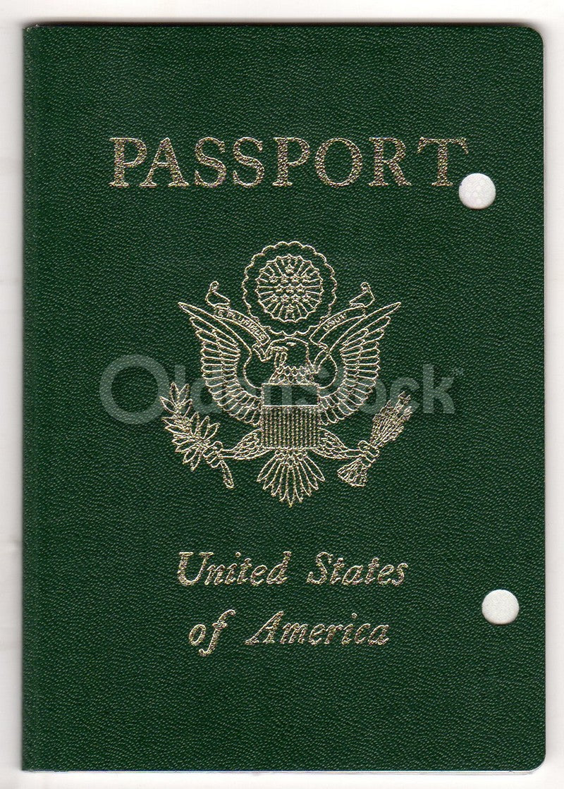 Rare Salesman Sample Vintage Obsolete US Passport Travel Document ...