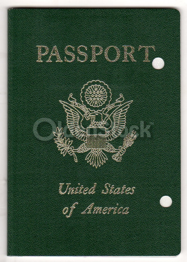 Rare Salesman Sample Vintage Obsolete US Passport Travel Document