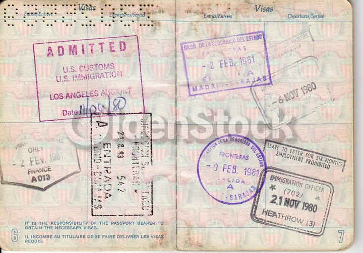 WWII Bronze Star Purple Heart War Hero Cancelled Cold War Passport Travel Docs