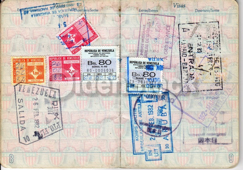 WWII Bronze Star Purple Heart War Hero Cancelled Cold War Passport Travel Docs