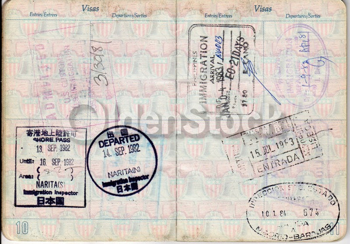 WWII Bronze Star Purple Heart War Hero Cancelled Cold War Passport Travel Docs