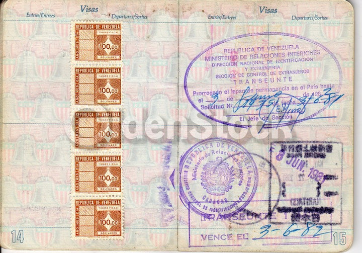 WWII Bronze Star Purple Heart War Hero Cancelled Cold War Passport Travel Docs